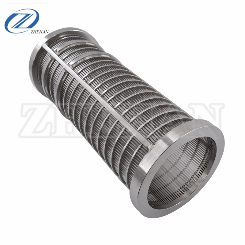 ss 304 wedge wire screen filter for solids-liquid separating machine