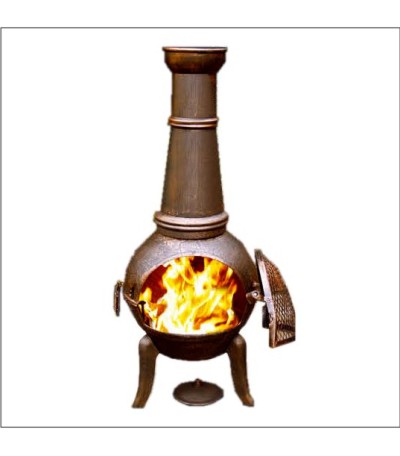 Чугунный дымоход, античный садовый наружный нагреватель Chimenea