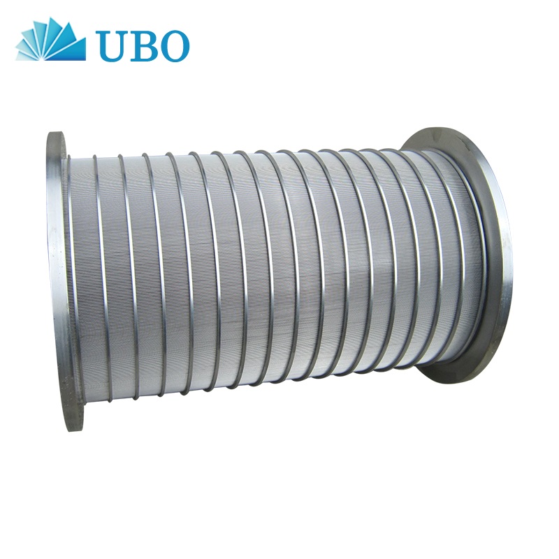 Stainless steel wedge wire Filter screen basket rotary drum filter for Koi Pond