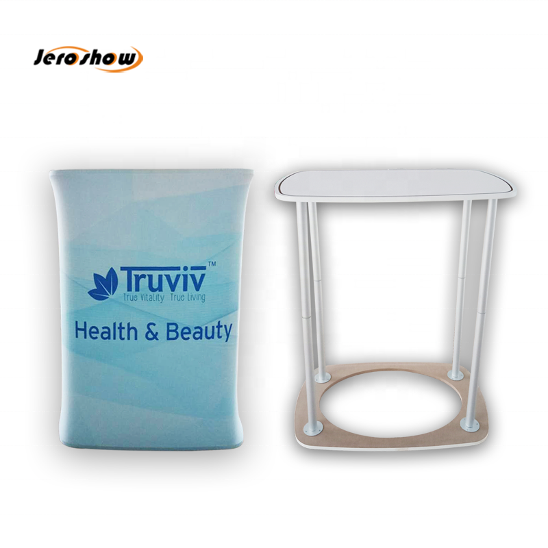 Portable Aluminum Folding Tension Fabric Promotion Counter Display