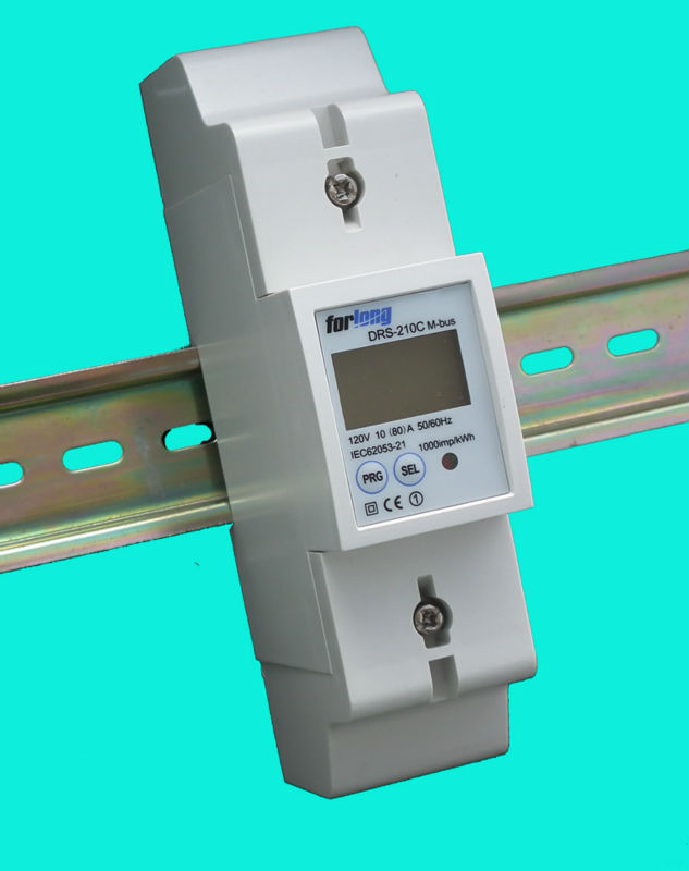 Forlong DRS-210C M-шина и многотариф 0-999999,99 кВтч Измерение мощности дальномер 2p однофазный измеритель din-рейки беспроводной кВтч