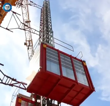 passenger and material elevator lifting machine for building