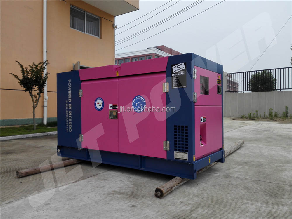 Factory sale Ricardo diesel engine silent 20 kva generator price