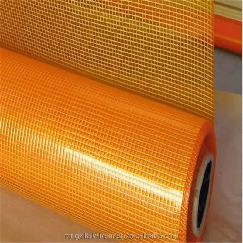 Orange color 4*4 145gram stucco fiberglass mesh popular in Turkey market