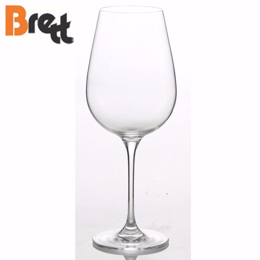 Superior Quality Promotional Lead Crystal 673ml Fancy Goblet Wine Glass For Restaurant Hotel