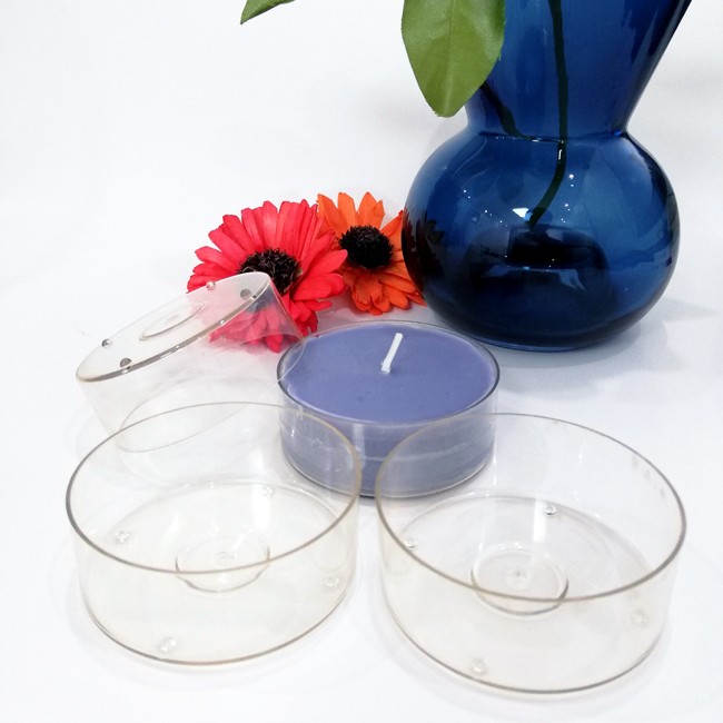 45ml clear wedding decorate plastic tealight cup candle holder