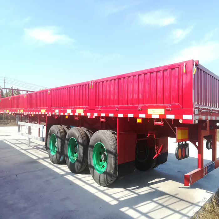 Hongyu 3 оси полуприцеп с откидным бортом/Side Wall Semi Trailer горячая Распродажа на пакистанском рынке