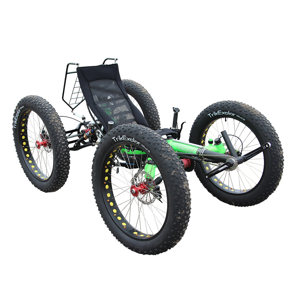 Открытый исследовать 4WD повышенной проходимости с толстыми покрышками лежачий Quad многоцелевой помощи педалированию/детскй 4-колесный лежачий Quad