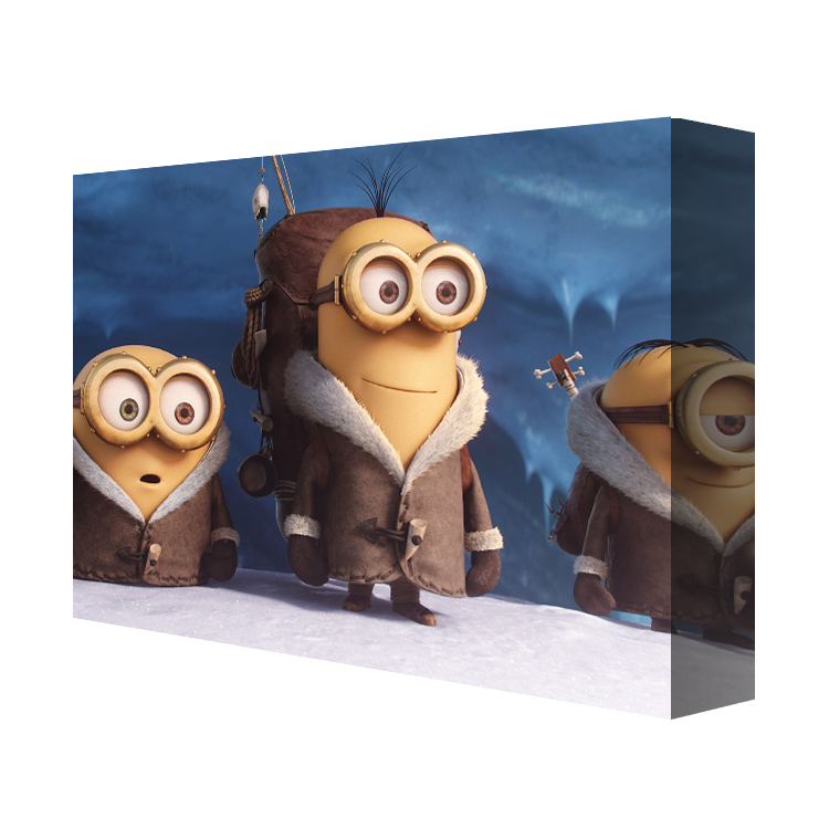 10ft straight tension fabric backwall with pop up display stand