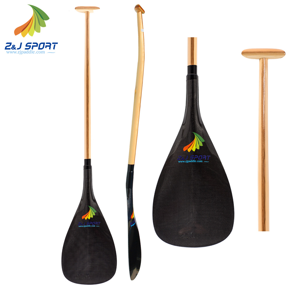 Углеродного волокна каноэ Paddle с BENT shaft лесоматериалов