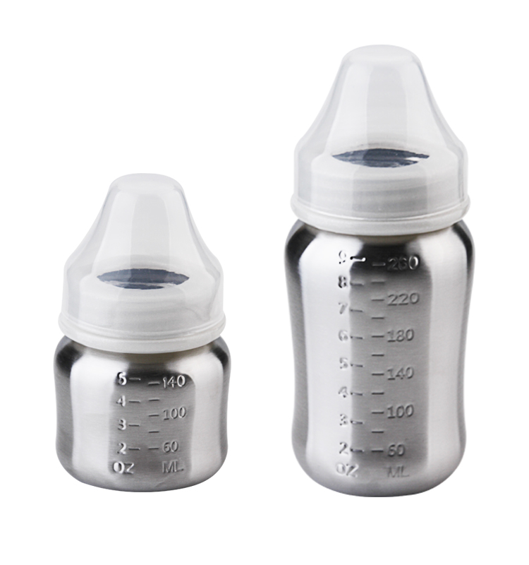 304 Stainless steel baby vacuum flask feeding bottle