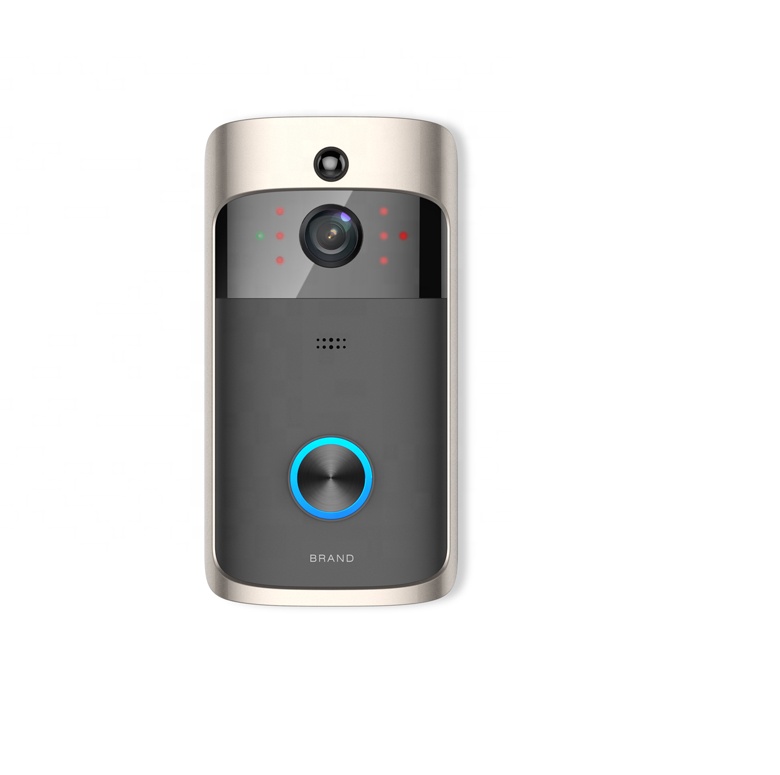 Wifi дверной звонок WiFi умный видео дверной звонок 720P HD камера безопасности в реальном времени видео и двусторонняя связь ночного видения движения PIR