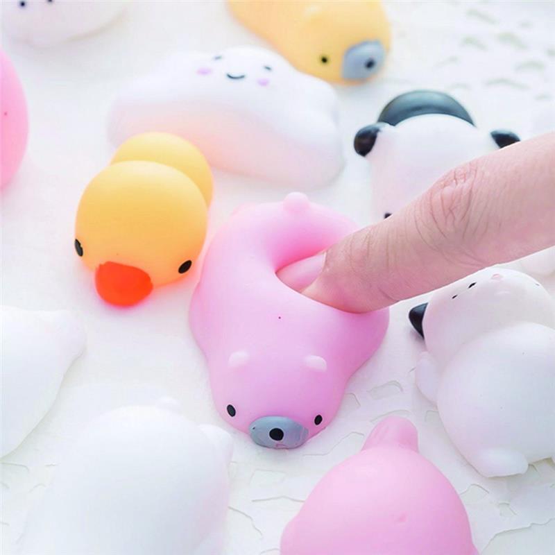 24 шт. пакет мягкий милый мини Squeeze игрушка тревога Reliever животных Моти
