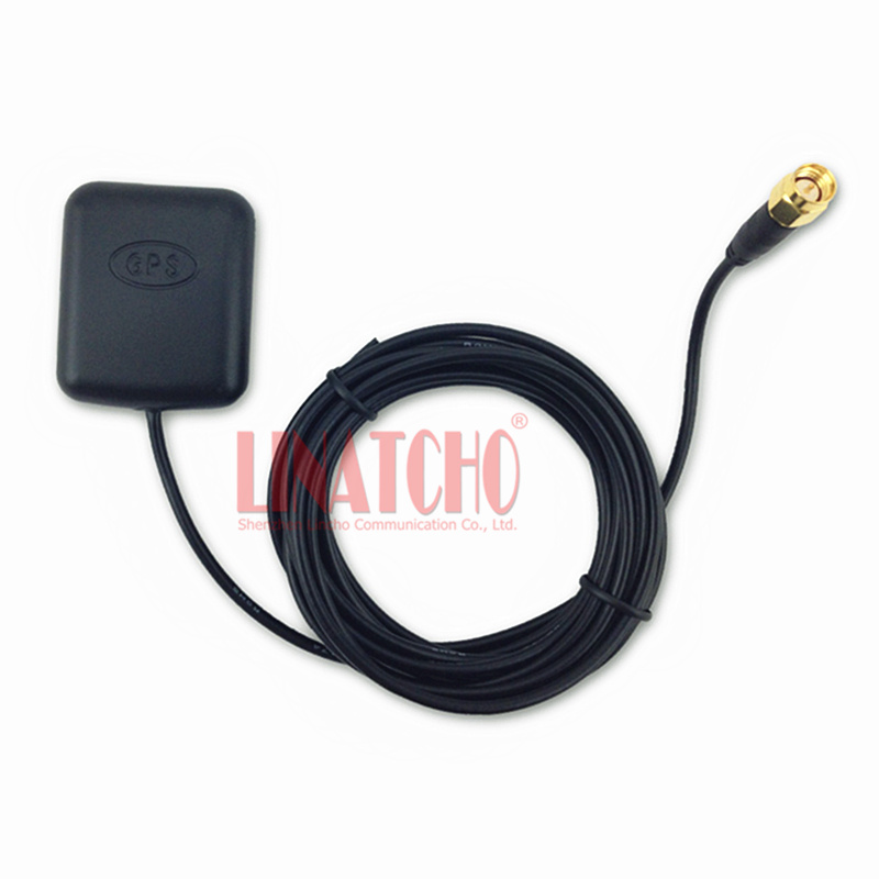 external patch SMA male dual band gps glonass patch antenna