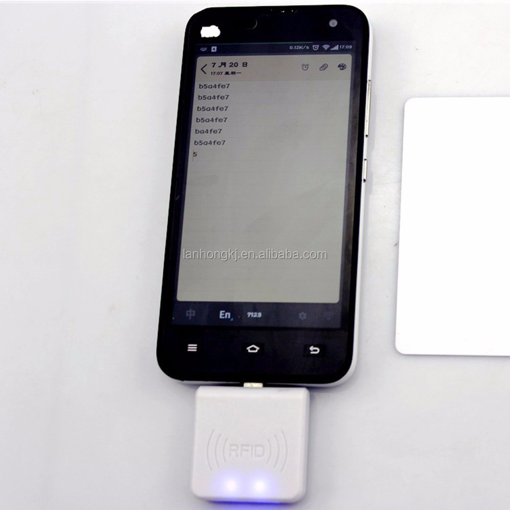 Android USB 125 кГц RFID считыватель для EM4100 чип