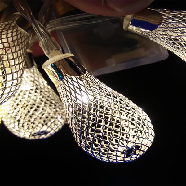 20led transprent провода difeent цвет украшения батареи свет строка
