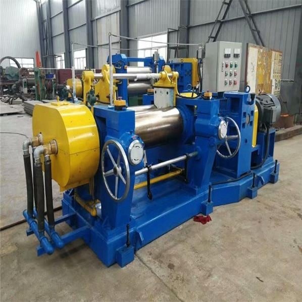 lab two roll rubber used open mixing mill
