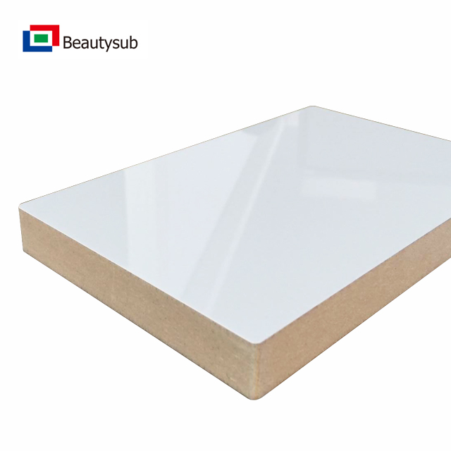 Сублимационный глянцевый белый MDF чистый лист