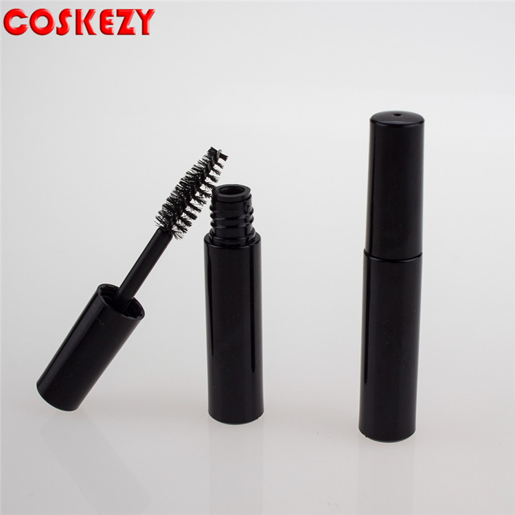 MT001 Empty 3.5ml Mascara Eyelash Tubes, 3.5g Black Mascara Bottles with Black Lids, Mscara Plastic Cosmetic Packaging