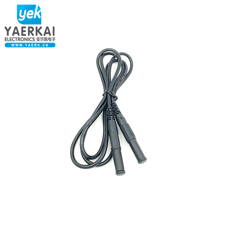 YEARK new design silicone wire 4mm banana plug copper cable test line