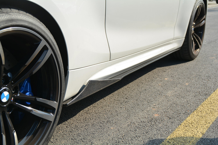 Передний бампер для 16-18 BMW F87 M2 диффузор для губ боковые юбки спойлер M style bodykit M2C