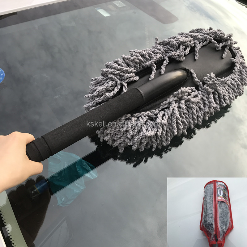 Щетка из микрофибры для очистки автомобильных окон