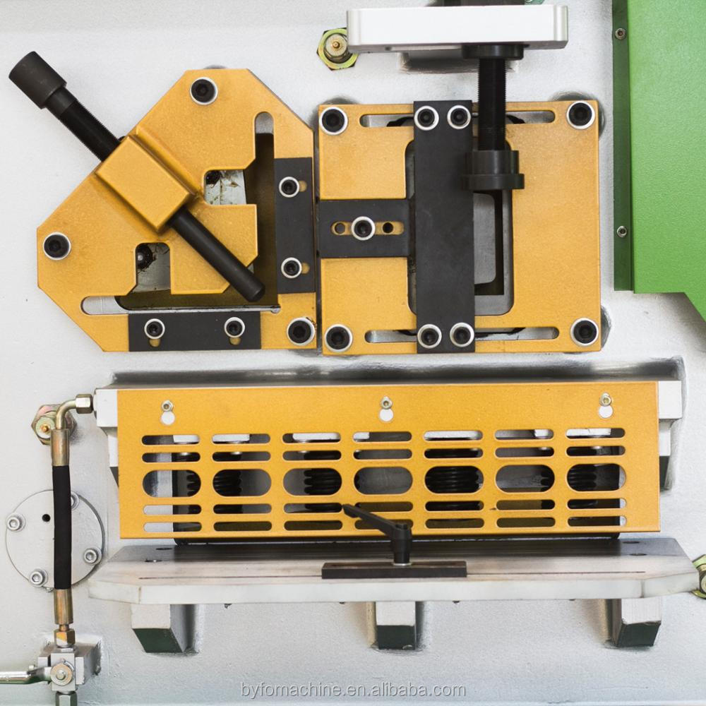 Hydraulic Sheet Cutting Machine Factory Sale Hydraulic Sheet Punch Cutting Machine Iron Worker
