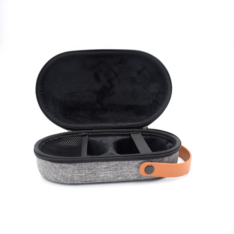 Custom logo Portable zipper EVA wireless Speaker earbuds earphone carry Protective case for headphone