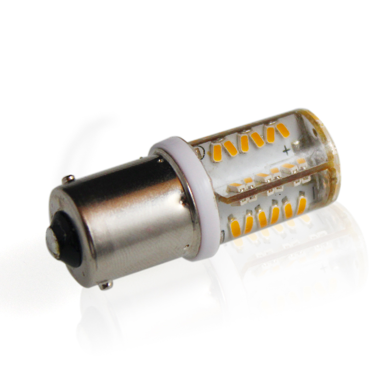 1156 & 1157 Светодиодные лампы 63 SMD LED Башня силиконовый 12V 2,7 W LED BA15S лампа используется в автомобиле
