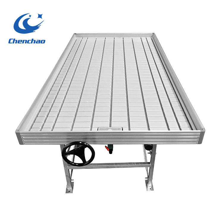 Greenhouse Rolling Benches Ebb and Flow Table For growing plant