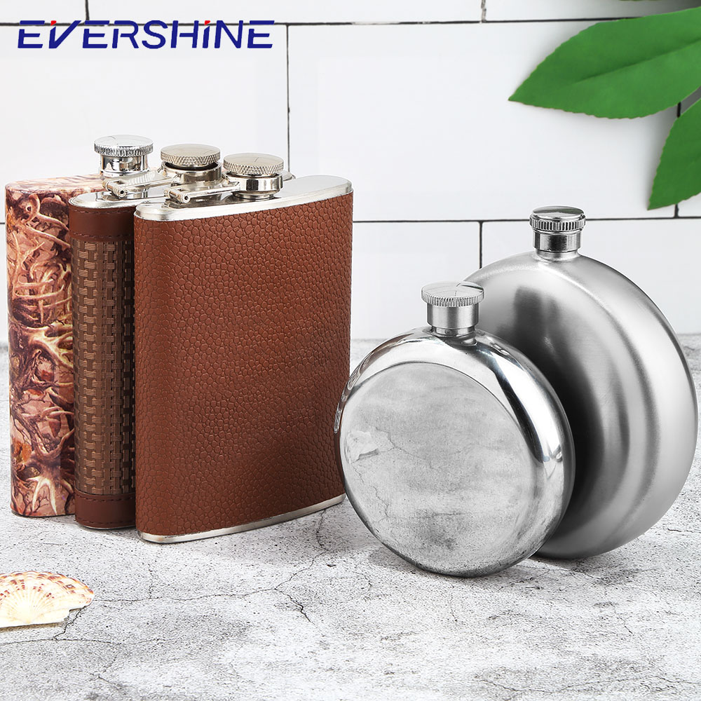 Производство ss печатная 8oz 6oz сублимационная металлическая Изолированная фляжка из нержавеющей стали под заказ подарочный набор