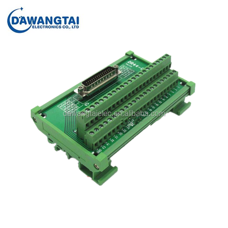 44 pins DB44 D-SUB DR44 Male Terminal PCB Module Breakout Board Adapter Connector DR44-G7