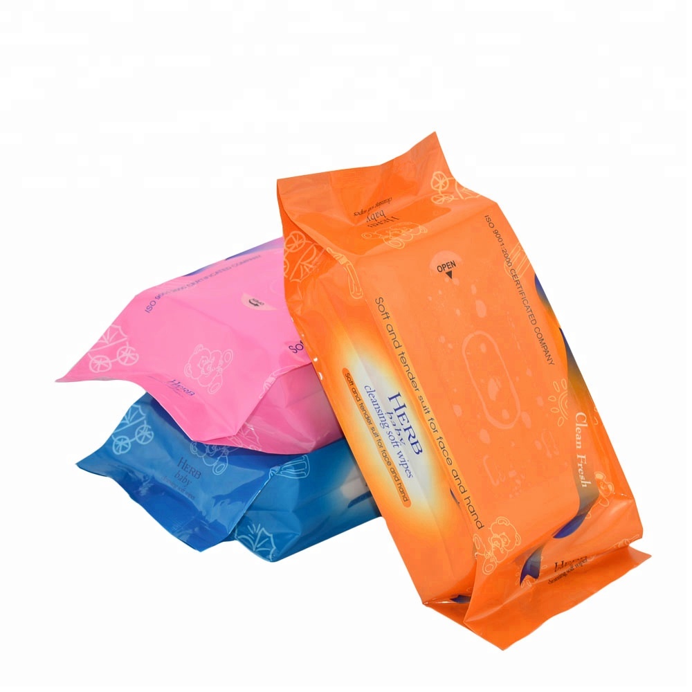 OEM Alcohol Free Baby Wipes Water Custom Logo Baby Wet Wipes with Aloe and Vitamin E