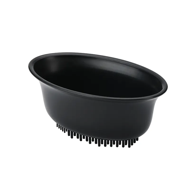 JDK Patent In Stock Multifunctional Black Plastic Shaving Mixing Bowl