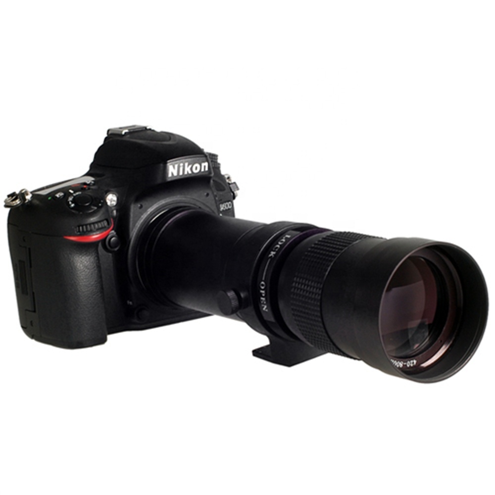 Высокое качество 420-800 мм F/8,3-16 телеобъектив для всех объективов dslr камеры