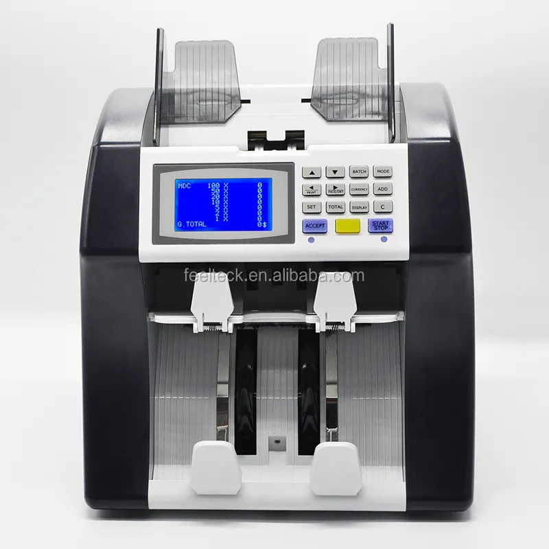automatic commercial coin sorter bill counting and dectecting machine