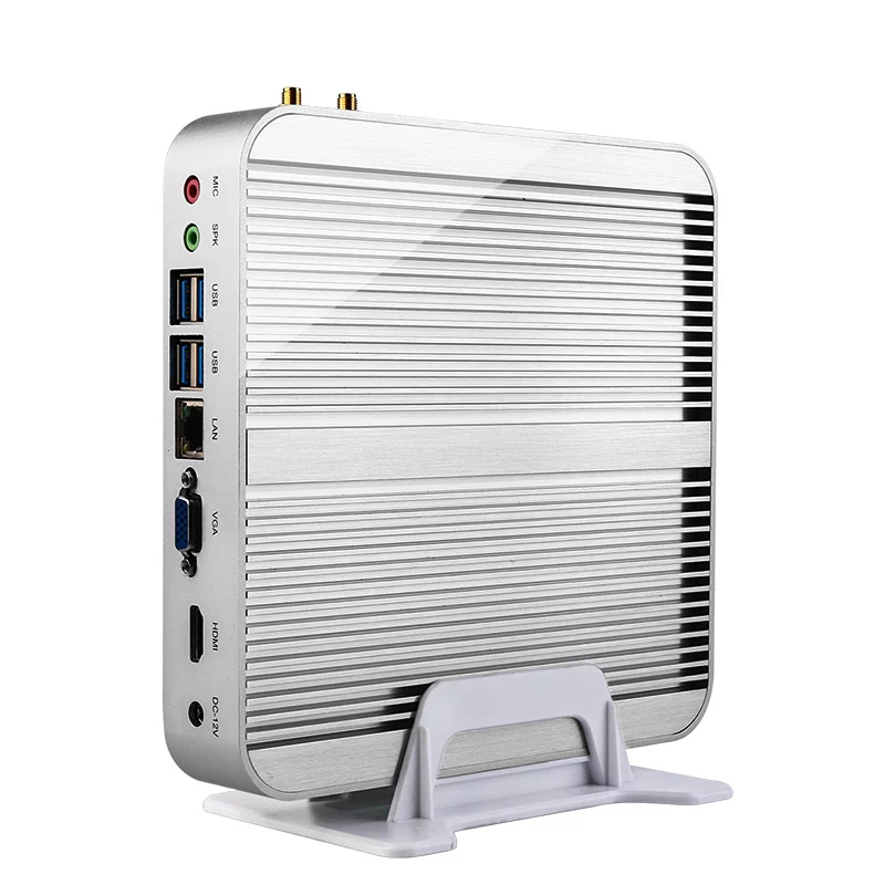 Бизнес-компьютер с Intel Core i5 6200U 8 Гб RAM DDR3 128 Гб SSD 12 В безвентиляторный мини-ПК HD520 graphic Win10 для игр
