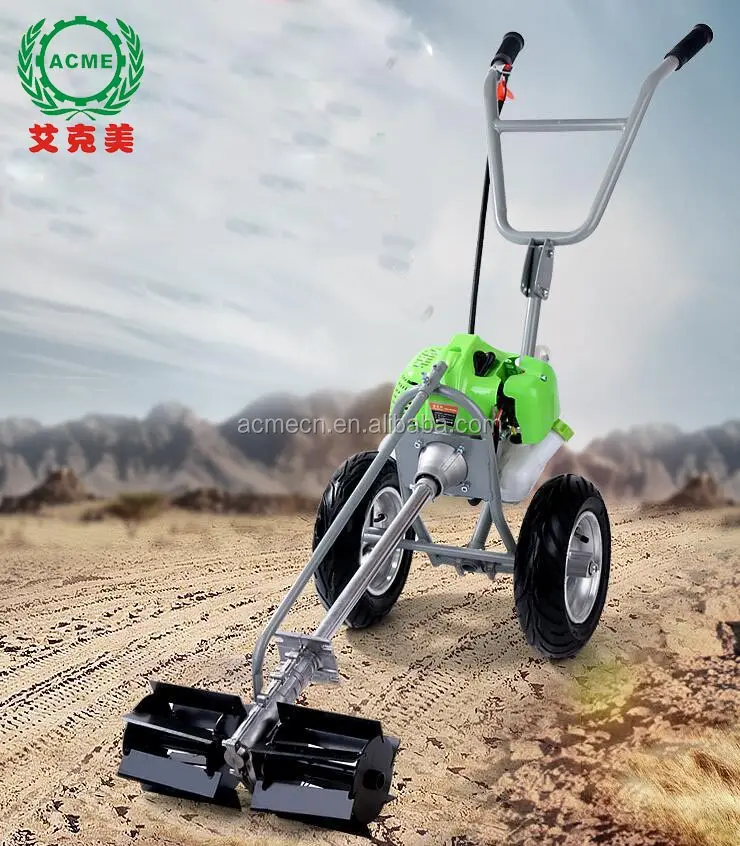 Petrol hand push weeding machine weeder for agricultural