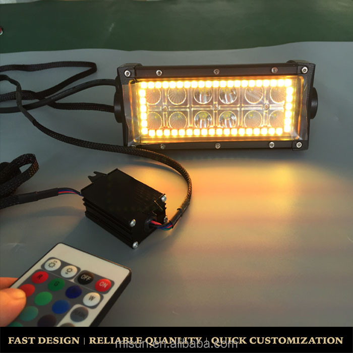 Световая панель RGB ColorMorph, 12 В постоянного тока, 6 дюймов, гало для прожектора, комбо-лампа для внедорожника, Jeep ATV 4WD