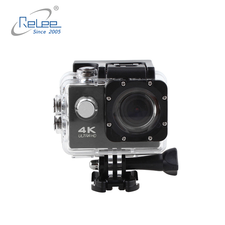 Недорогая 170 градусов 4K 1080P 720P Full HD Mini H.264 ручная Wi-Fi Водонепроницаемая подводная спортивная видеокамера на шлем Экшн-камера