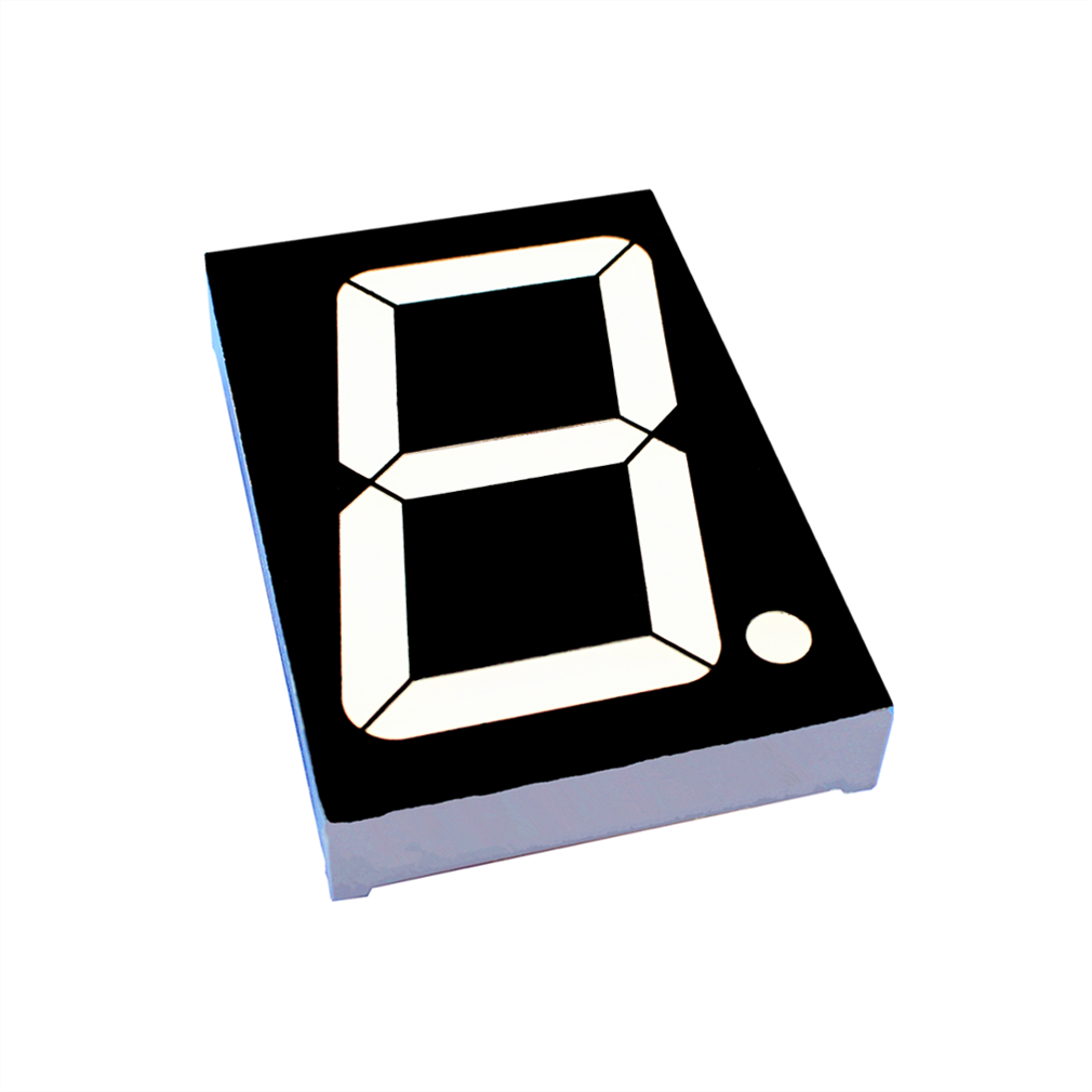 2.3 Inch 7 segment led display red color