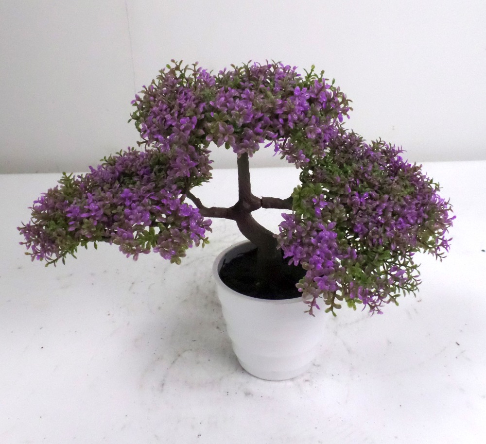 Высокое качество низкая стоимость искусственные podocarpus бонсай дерево для украшения стола