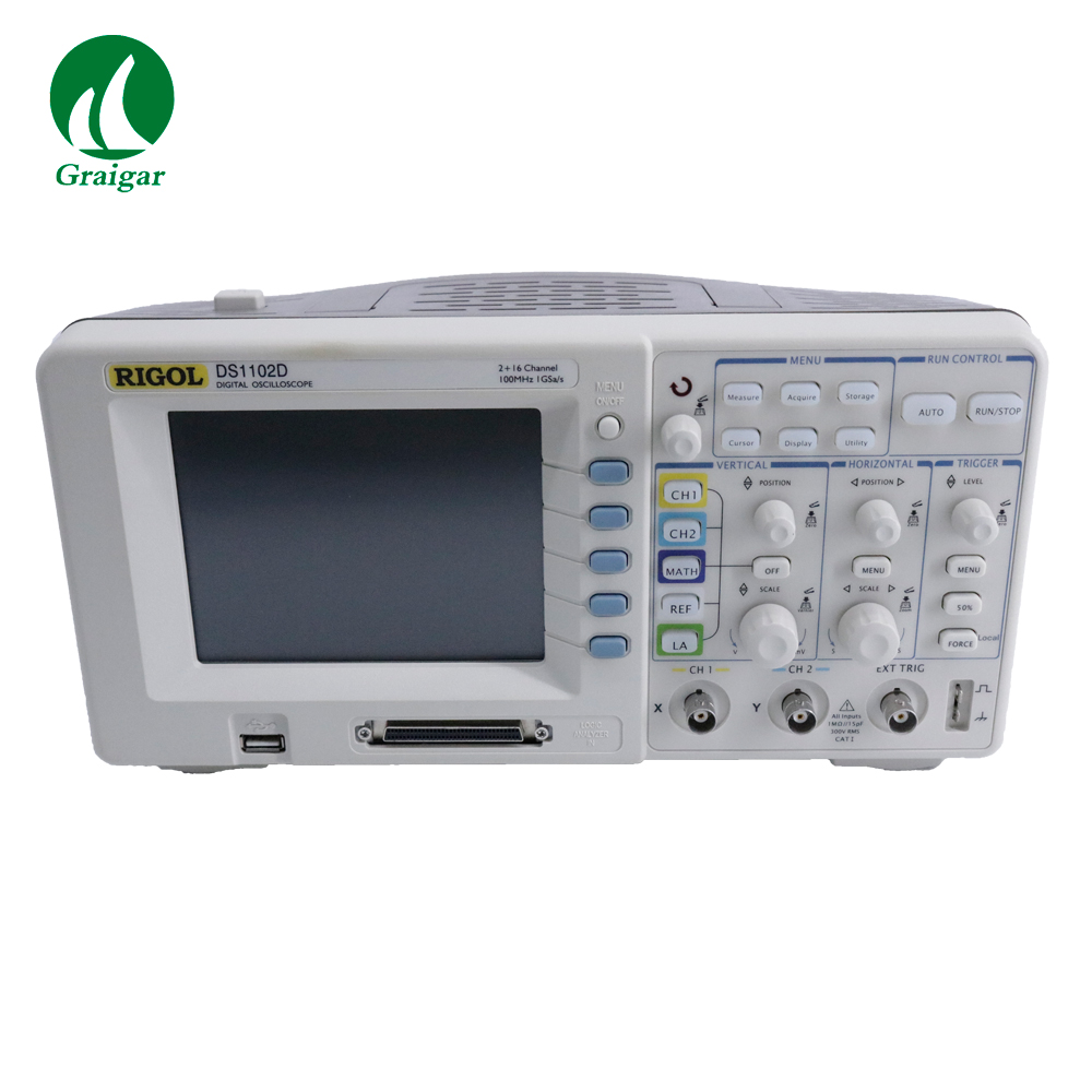 Новый Rigol DS1102D 100 МГц с 16-канальный Двойной цифровой запоминающий осциллограф DSO логический анализатор