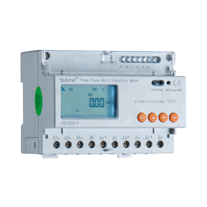 0-999999kwh Многофункциональный 3 фазы din-рейку кВтч метр и CE RoHS вход 230 В 80A или через КТ Ватт час Мощность mete с RS485 Modbus