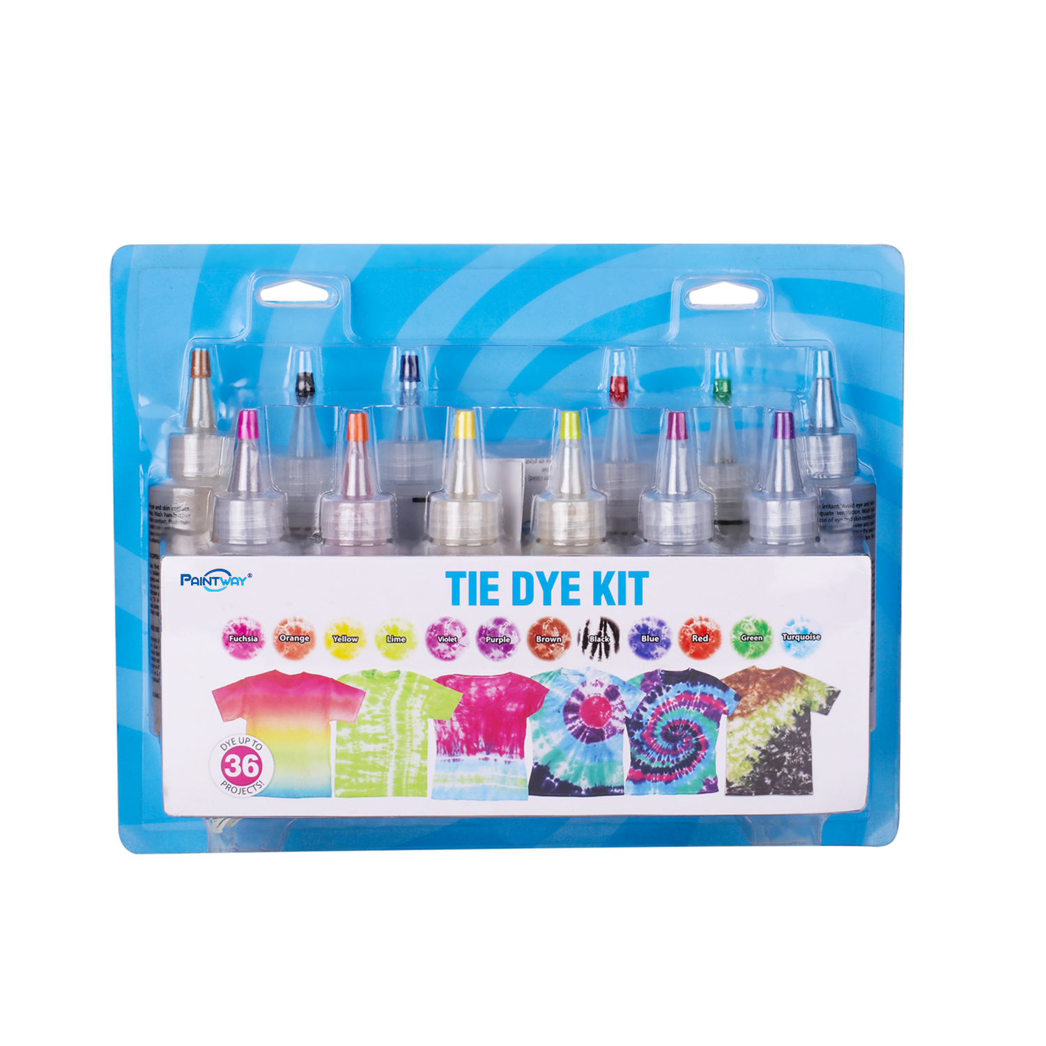 Один шаг tie-dye Kit: супер большой 12 видов цветов, Tie Dye