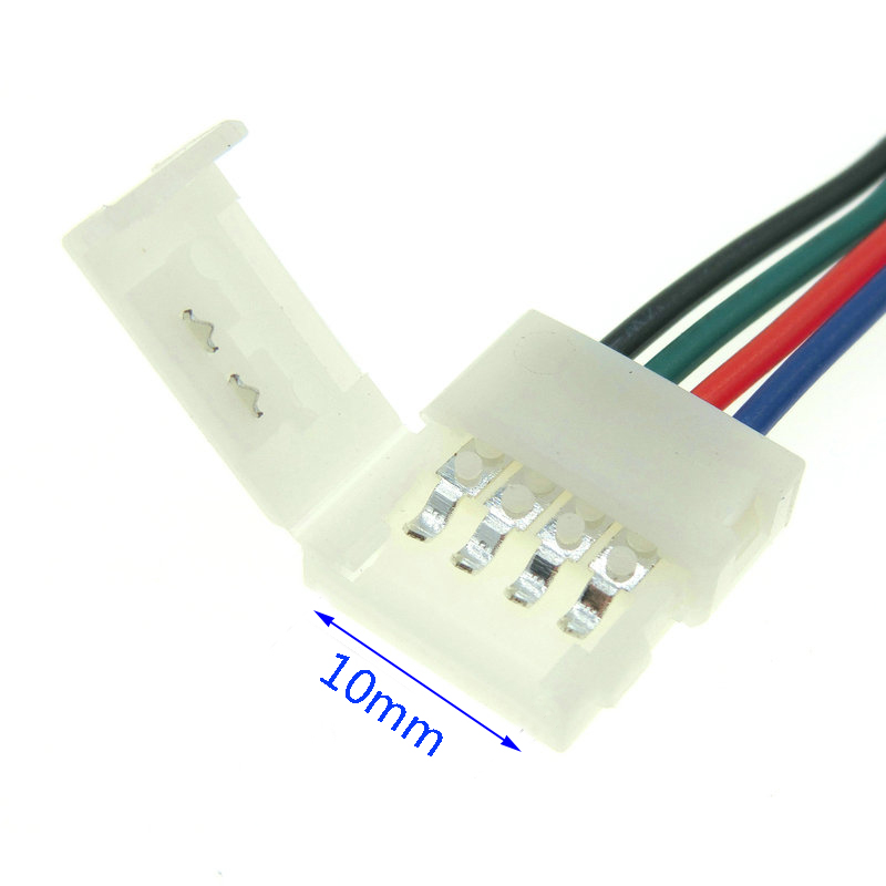 10 мм 4pin Бесплатная сварки разъем для 5050 светодио дный RGB светодиодные полосы