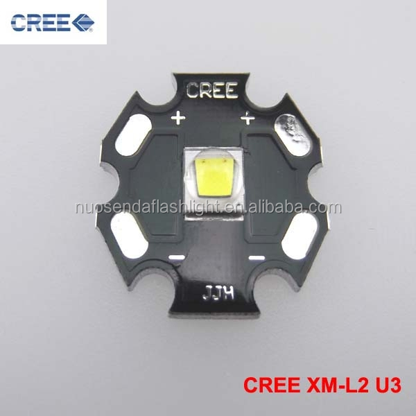1xcree XM-L2 U3 холодный белый Светодиодный излучатель с 20 мм алюминиевый нагревательный звезда