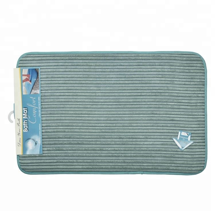 Skid Chenille Texture mat fatigue resistance set plush carpet bathroom mat
