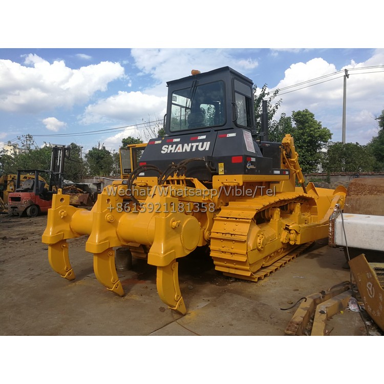 Большая мощность Shantui SD23 230HP подержанный гусеничный бульдозер для продажи