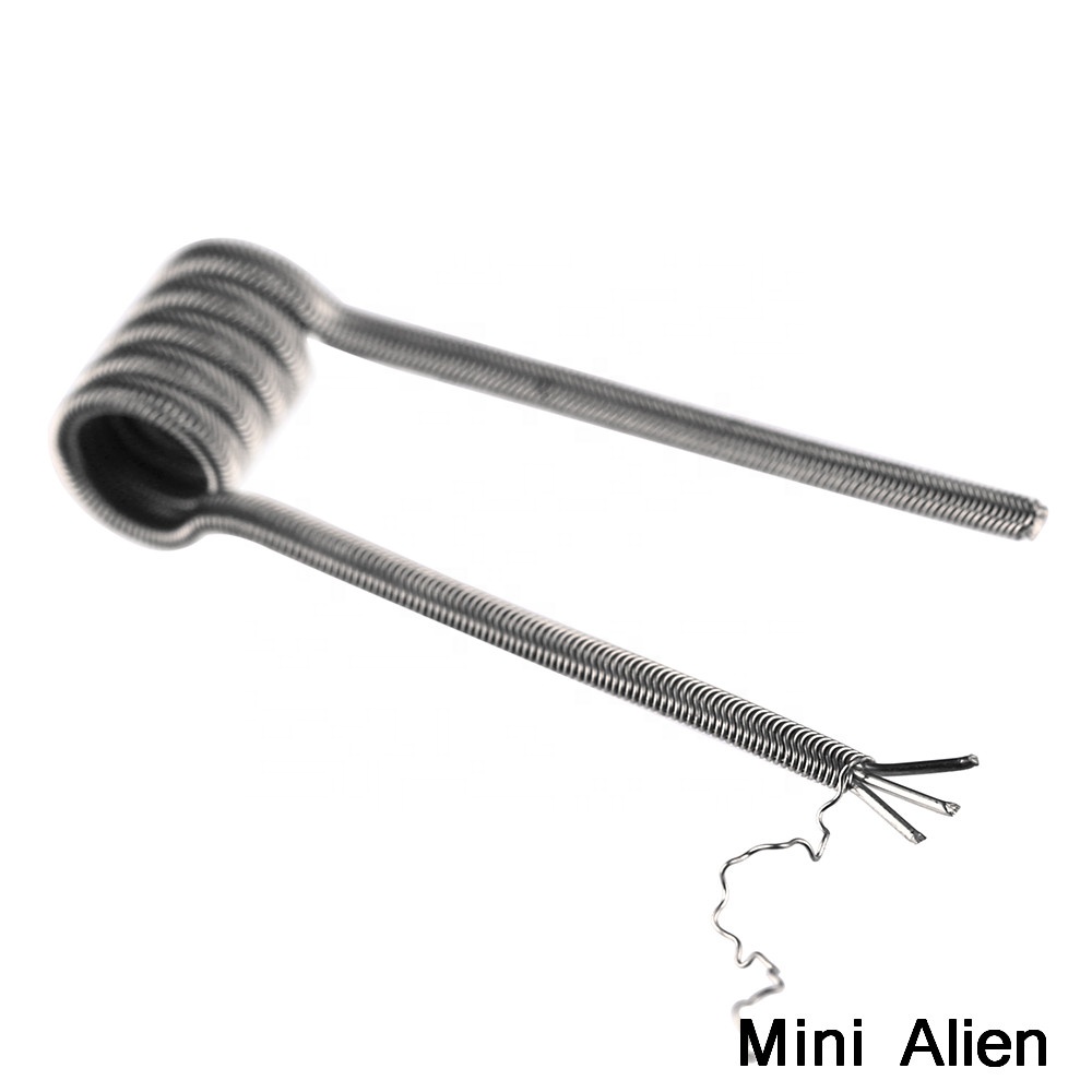 Мини Alien катушки Ni80 провода 2018 оптовая продажа с фабрики DIY прохладный электронная сигарета готовые катушки vape